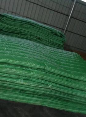 绿色防火防水棉被加厚岩棉阻燃工程棉被温室大棚桥梁桥墩国标棉被