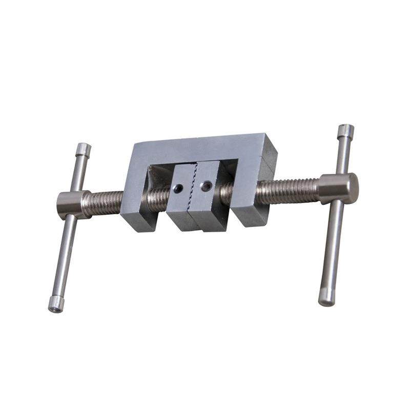 亿佰亿JJ-02直齿对夹夹具测试台夹具推拉力计夹具锁紧夹具固定夹