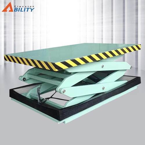 厂家剪叉式液压升降台高空作业平台车固定式双剪叉升降机