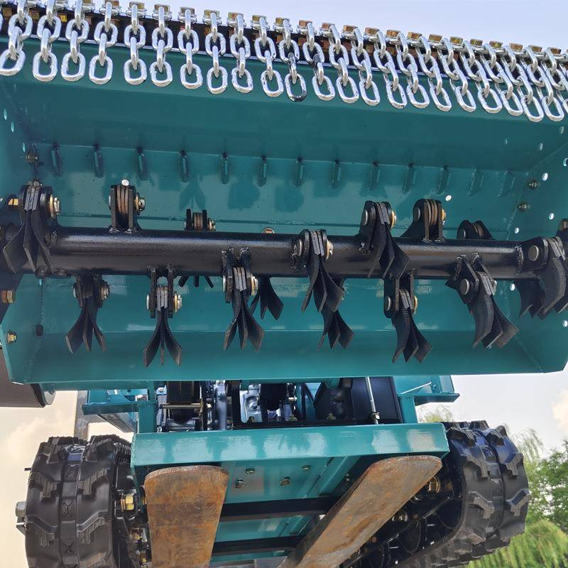 新款燃油打草机遥控自走式割草碎草还田机玉柴动力履带式割草机