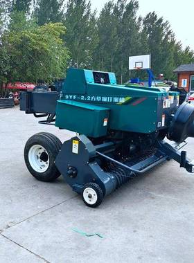 方型打捆机玉米秸秆厂家直供拖拉机牵引式小麦干草自动打捆机器