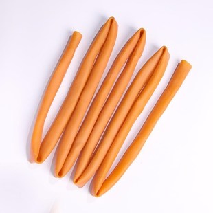 黄色橡胶圈高弹力橡皮管大口径空心E橡胶管耐用型环套加长橡皮