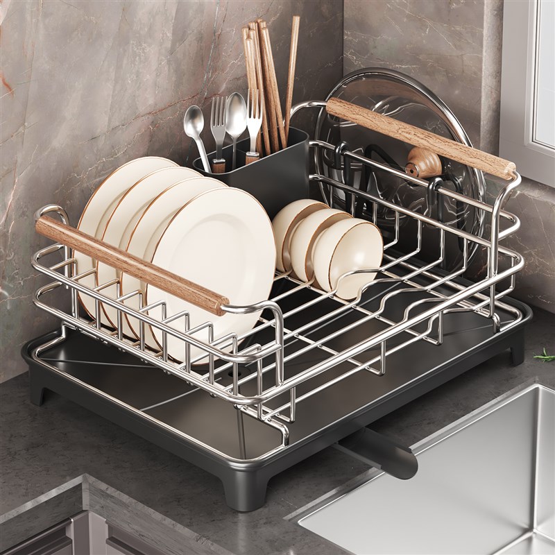 304不锈钢碗碟收纳层q架沥水碗架厨房置物架沥水篮放碗筷碗盘沥水