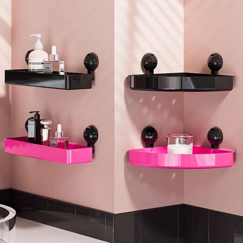 吸盘置物架浴f室卫生间架子免打孔壁挂墙上洗手间洗漱台厕所收纳