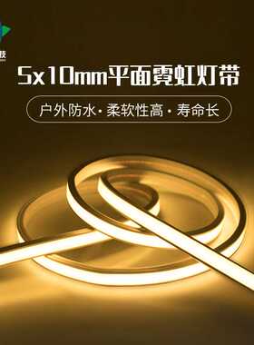 0510霓虹管320灯COB防水灯带12V24V户外硅胶灯条5x10mm装饰亮化