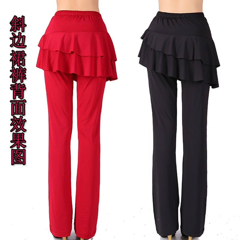 广场舞服装新款套装加厚短裙裤子加绒舞蹈中老年冬装秋冬季