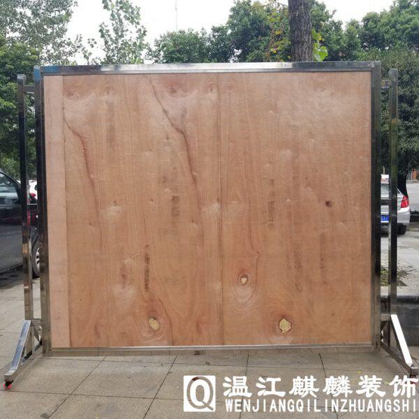 定做不锈钢大型展板展示架张贴栏信息公告栏贴图栏可拆卸可移动架