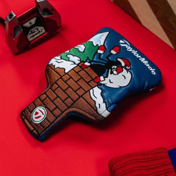 正品Taylormade高尔夫杆套圣诞蜘蛛大头推杆套限量杆头套