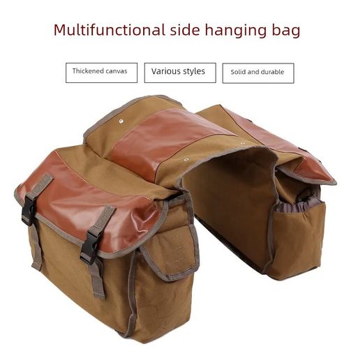 帆布边包自行车侧边包驮包覆E古通用牛津布防水包旅行包