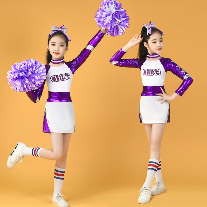 儿童啦啦操演出服中小学生啦啦队服健美操服竞技比赛篮球宝贝表演