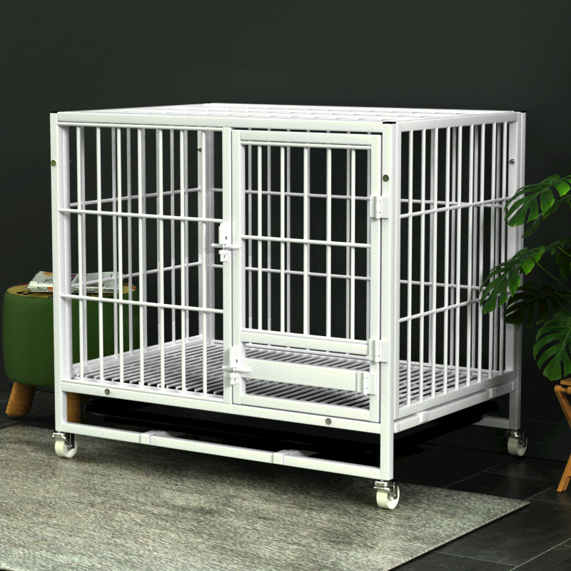 狗笼子中小型犬加粗方管室内带厕所分离泰迪比熊柯基边境牧羊犬柴