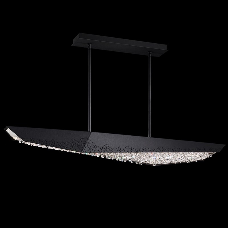 轻奢新款埃及进i口水晶岛台吊灯简约现代创意个性别墅餐厅吧台灯