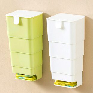 子神器免打孔集方便袋厨房垃圾袋壁挂抽取式收纳盒整理器塑料袋收