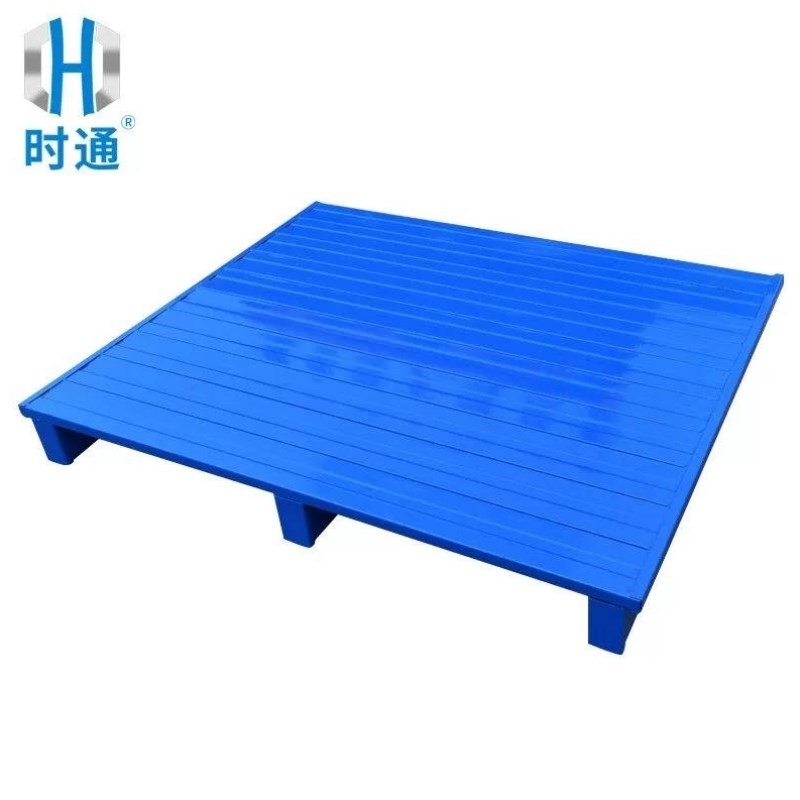 时通满铺钢托盘叉车托盘仓储重型货架铁托盘金属托盘X仓库托盘垫