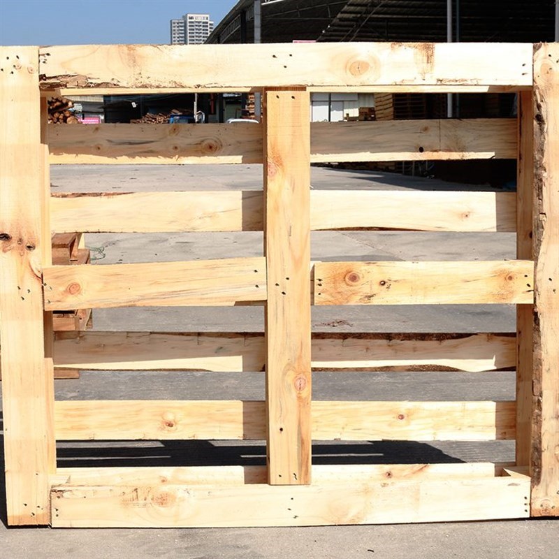 板托盘垫仓板运输卡流字板木v托盘形物叉车板木头托盘田物流仓储