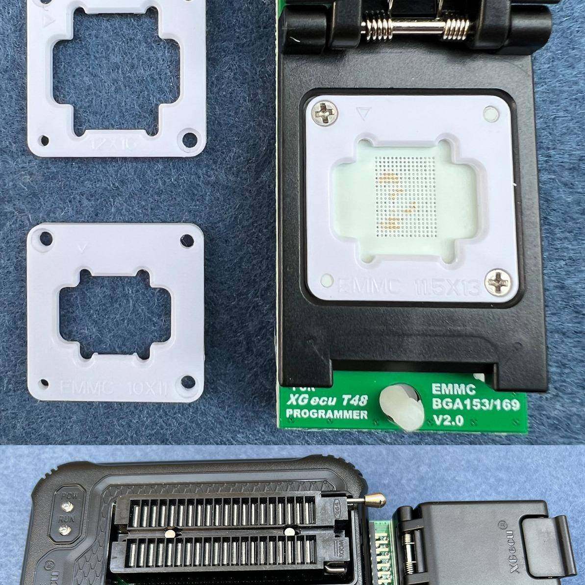 V2.0XGecuT48EMMCBGA153/BGA169高速编程适配器烧录座