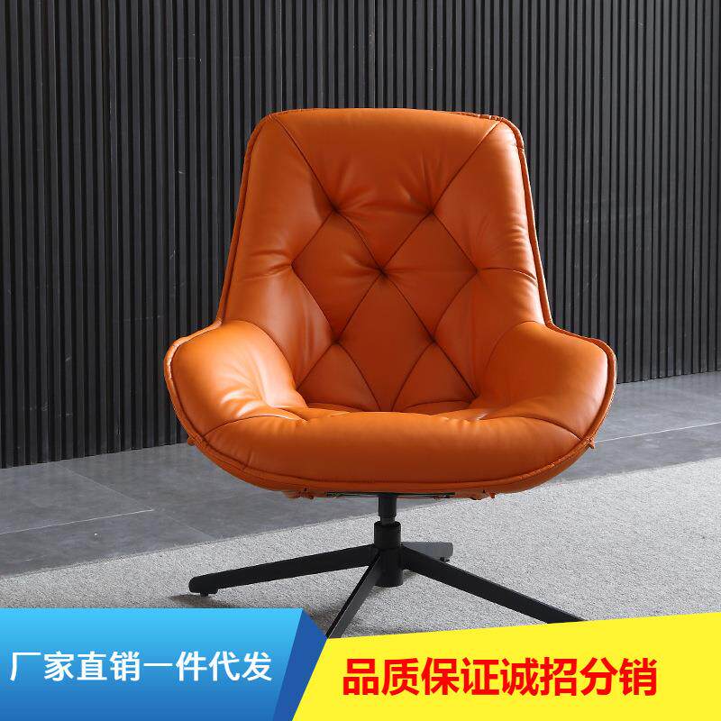 北欧轻奢现代极简约懒人沙发椅客厅卧室单人旋转阳台休闲老虎椅子