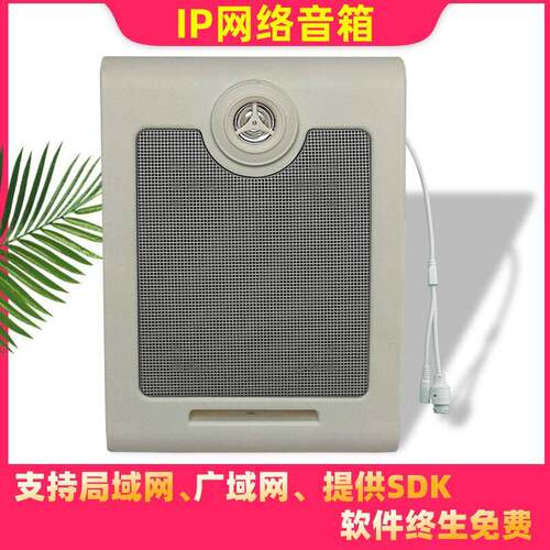 IP网络数字广播系统壁挂室内学校教室音箱网线传输15W背景音乐