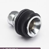 小便池背后顶进水铜尾塞尿槽冲水连接便斗配件4分密封喷头连接器