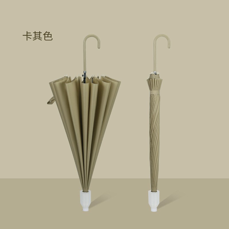 16骨防水套雨伞女大号自动直杆伞男定制logMo广告伞加固防风车载