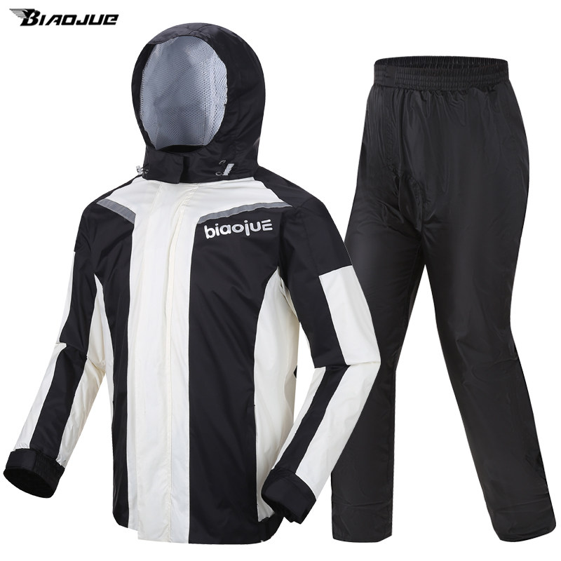 骑行摩托车雨衣男防暴雨雨裤全身防水分体防雨服成人雨裤套装单人