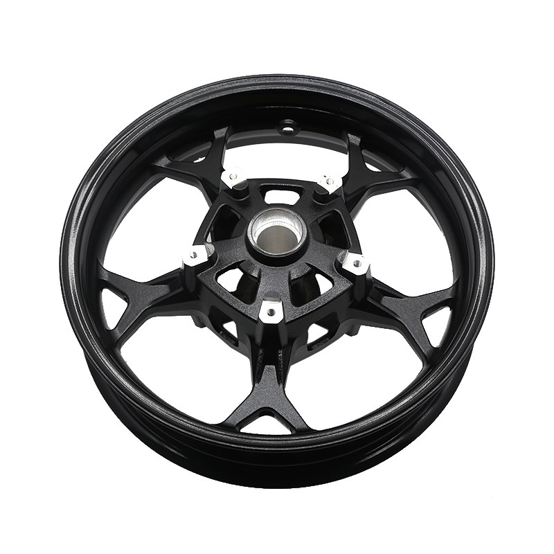 适用钱江鸿350摩托车前后铝轮QJ350T-2D前后钢圈轮圈铝圈轮毂