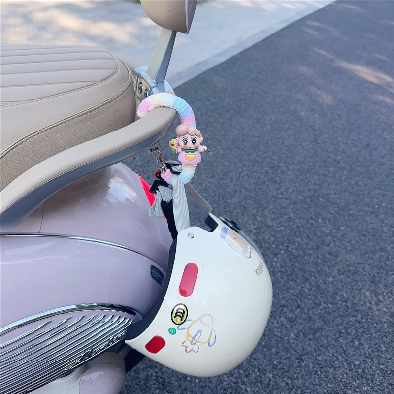 【不伤车漆】电动车头盔锁安全帽子锁电瓶车摩托车头盔防盗锁固定