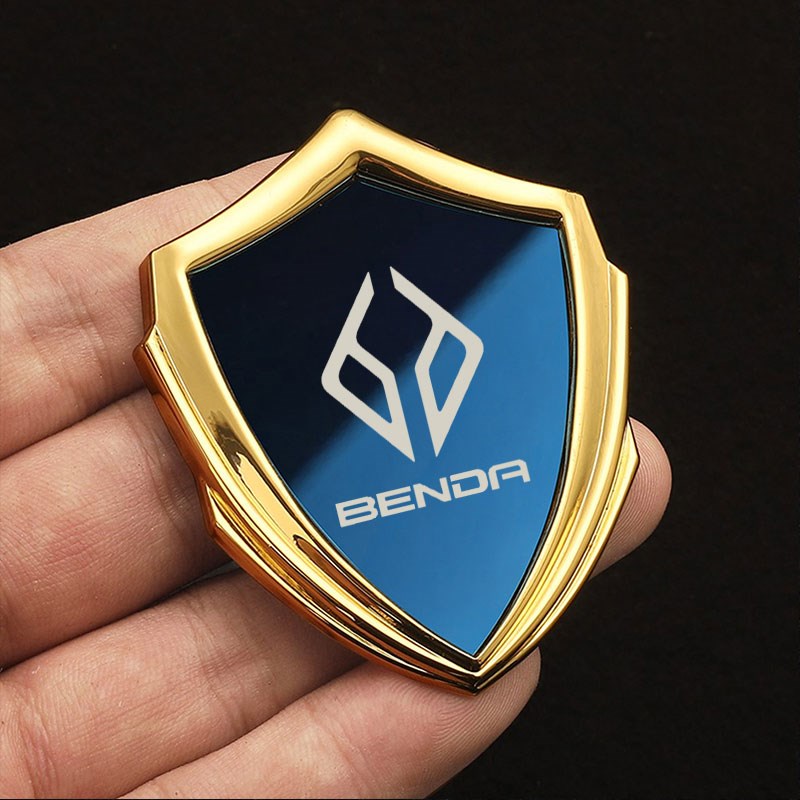 奔达全金属耐晒不褪色汽车摩托3D立体车贴改装装饰贴车身侧标徽章