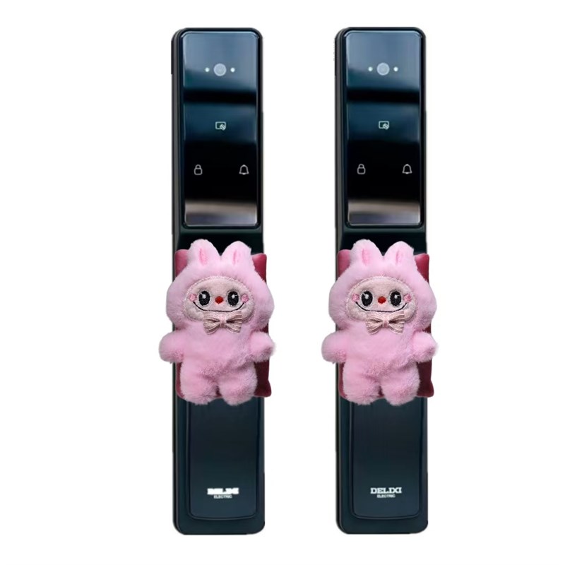 智能锁密码指纹锁门把手套入户防盗门锁方形把手防撞防静电保暖套