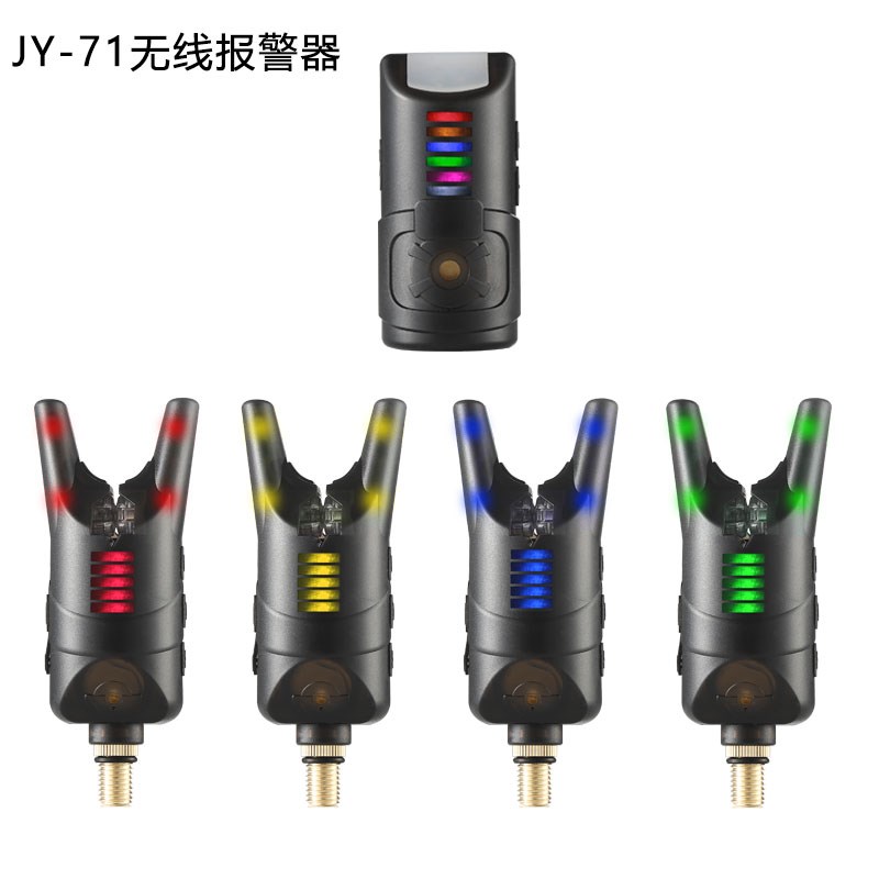 酷诺JY-71无线电子钓鱼报警器套装鲤鱼钓库钓抛竿远距离接收