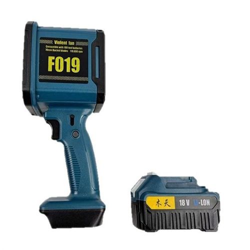 暴力涡轮风扇大功率锂电暴风机鼓风吹风机工业小型清灰除尘枪