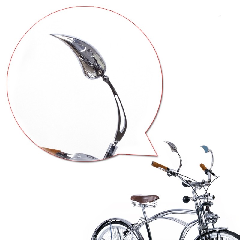 NOMAD独家原创镜子百搭复古自行车倒视镜安全装备配件电镀钢制
