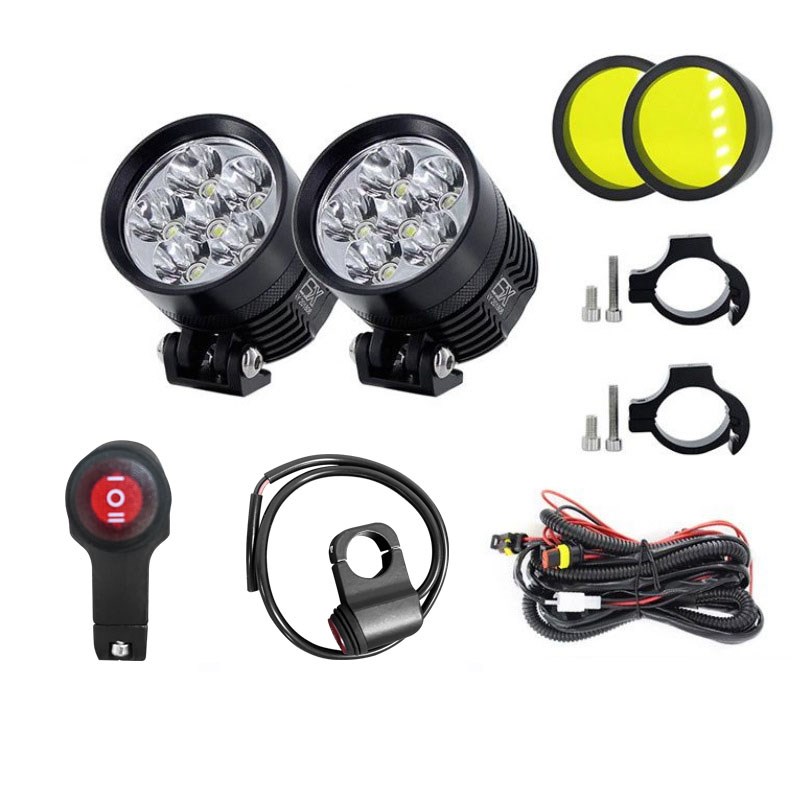 L6X摩托车射灯开关双闪手把开关电动车灯开关电瓶车前大灯开关