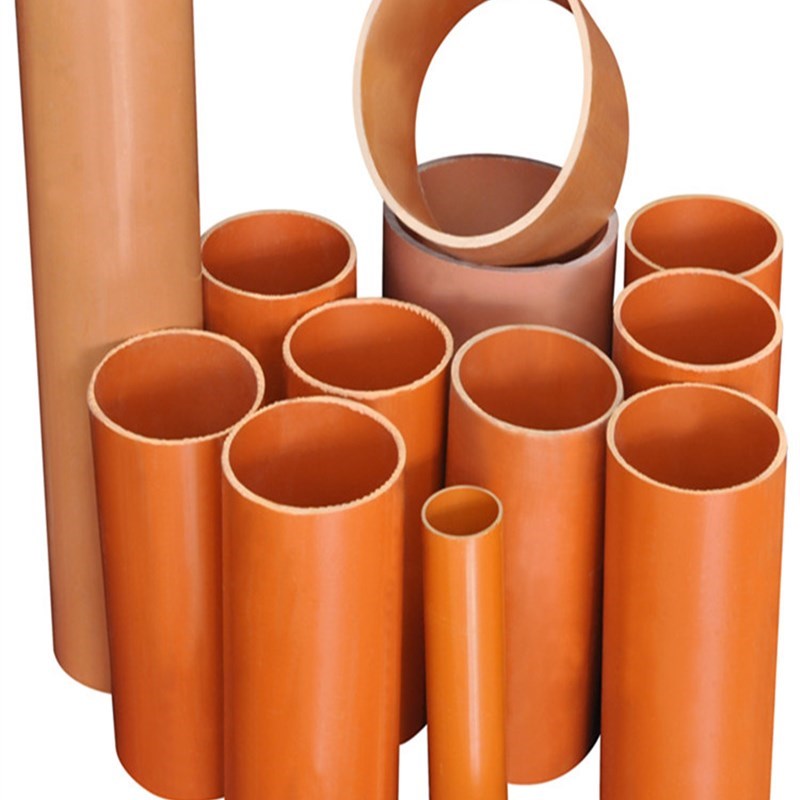 CPVC电力管电缆管穿线管埋地用管枕管卡110橘红色道路施工用管