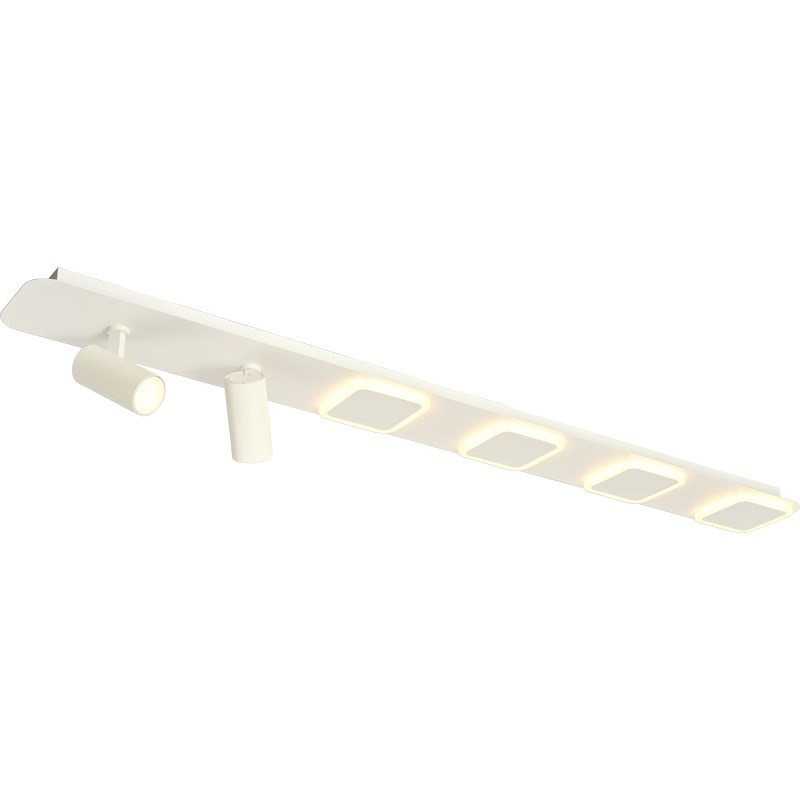 明装客厅背景墙射灯无主灯led天花灯极简过道走廊玄关长条吸顶灯