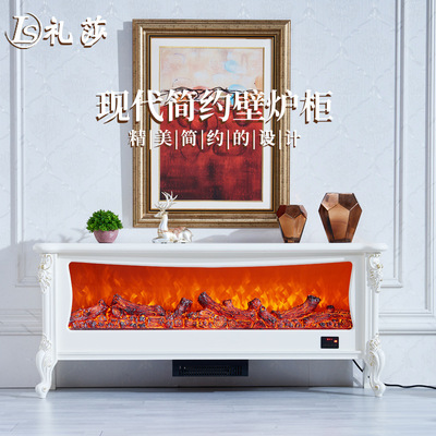 壁炉装饰摆件仿真火焰欧式雕刻嵌入式现代别墅取暖加湿器
