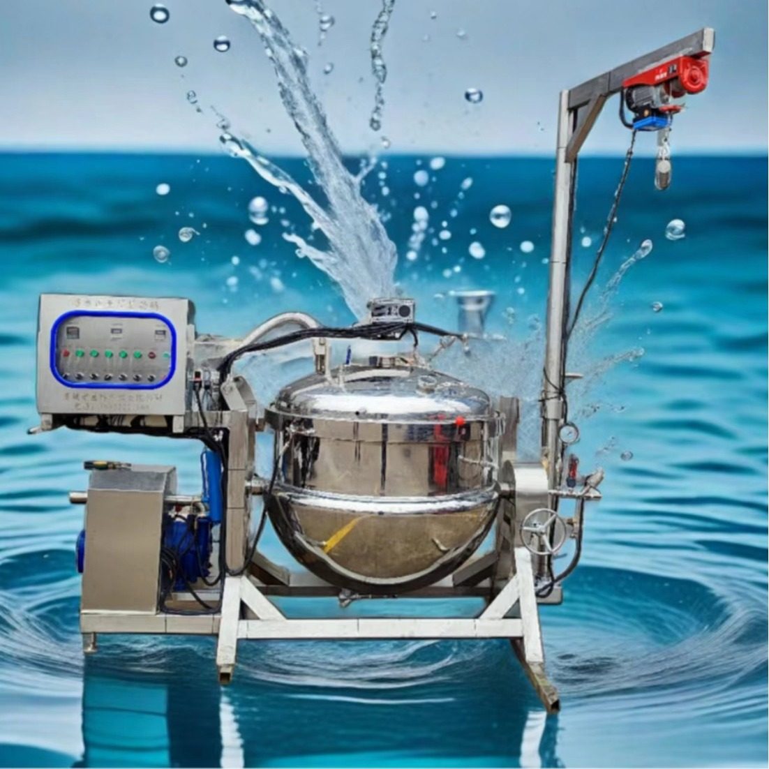 海参加工全套流水线设备福建霞浦即食海参升级版海参正负压蒸煮锅,清洗/食品/商业设备,预煮机,淘宝优惠券,粉丝福利购,淘宝优惠卷