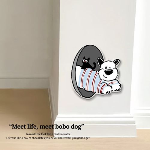 可爱补洞墙贴墙面美化装饰遮丑补小窟窿自粘防水防潮瓷砖裂痕遮挡