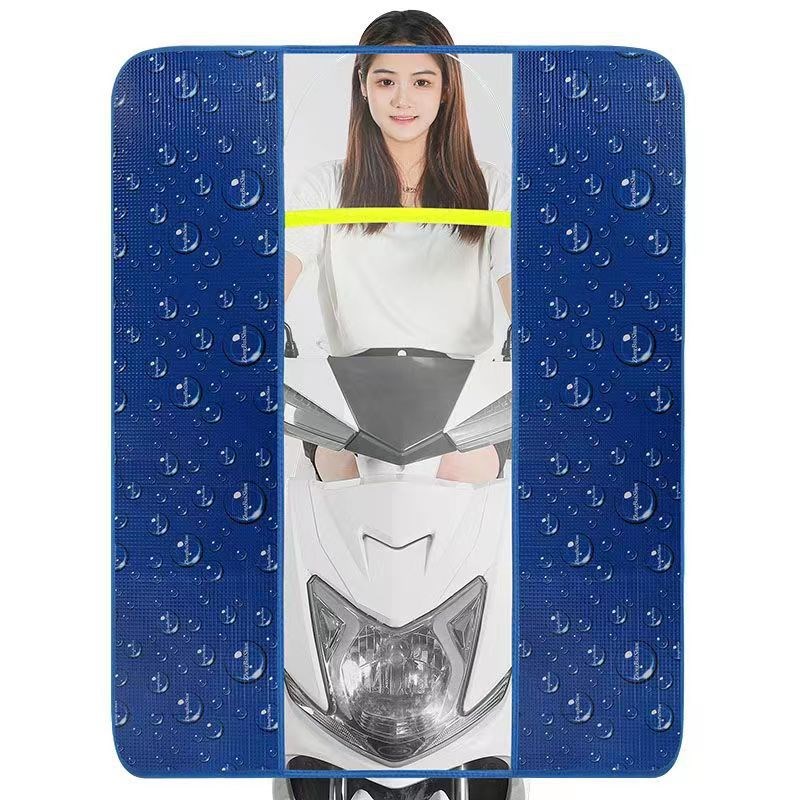 电动摩托车前风挡踏板电瓶车防风高清透明雨罩,适合冬季四季使用