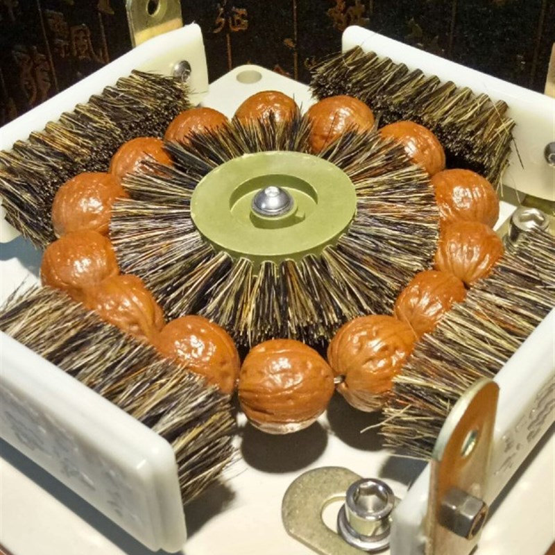 佛珠手串自动盘珠机电动刷金刚菩提星月猴头核桃橄榄核文玩抛光机