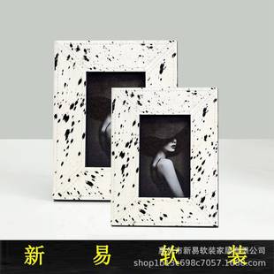 现代简约工艺品6寸7寸照片摆件框卧室梳妆台样板房售楼处桌面摆件