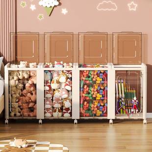 可折叠玩具收纳箱家用客厅卧室翻盖储物箱PP材质收纳盒