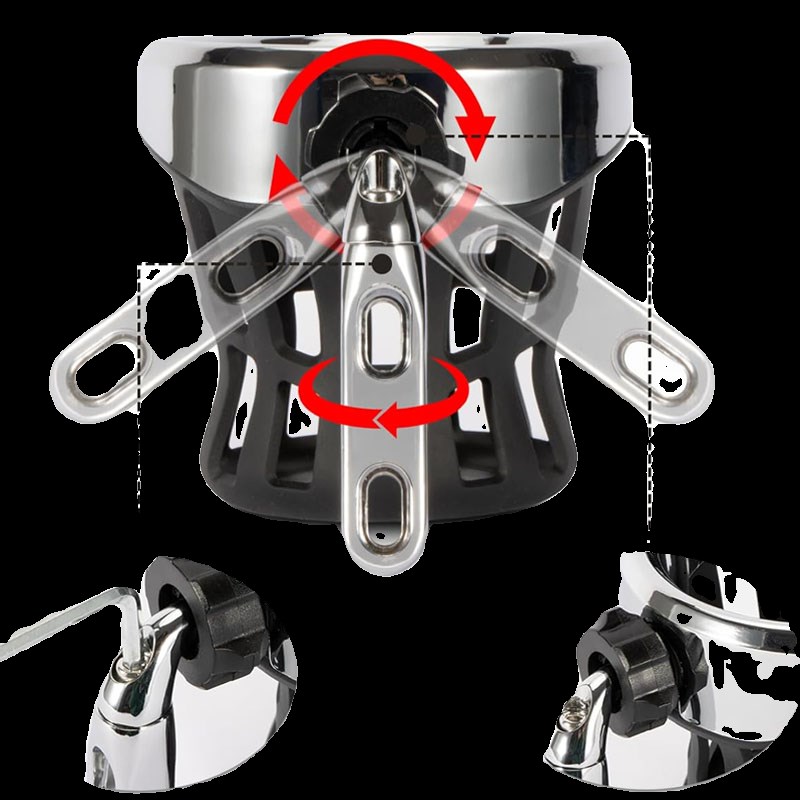 适用哈雷摩托通用水杯架883滑翔肥仔本田金翼GL1800 F6B水壶支架