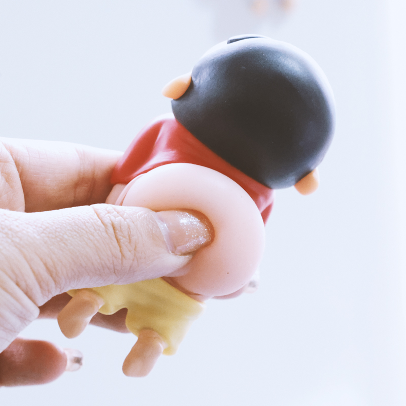 治愈解压Q软萌小屁屁蜡笔小新可爱卡通冰箱贴磁贴个性创意磁力贴