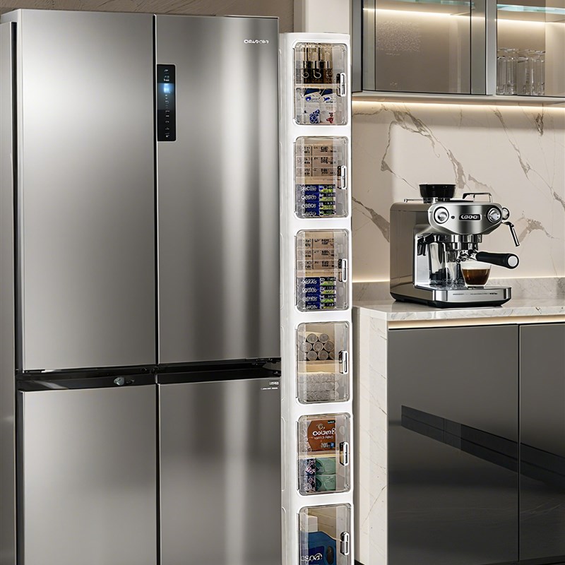 20/30开门厨房冰箱夹缝收纳柜洗衣机旁缝隙窄柜浴室马桶边窄缝柜