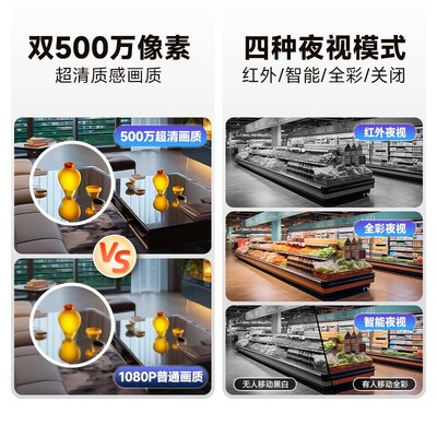 乐橙TA4D摄像头家用手机远程360度全景高清智能4G监控室内摄影头