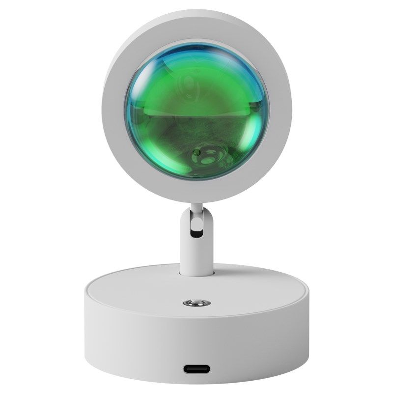 免布线充电壁灯日落夕阳氛围无线遥控磁吸射灯客厅背景墙装饰画灯