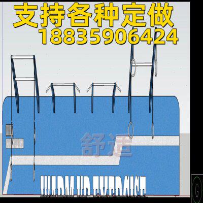 包邮户外健身器材引体向上公园室内锻炼臂力爬杆训练套餐专业定制