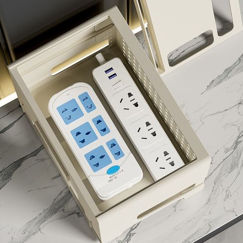 天鼠wifi路由器收纳盒子客厅电视机顶盒置物架排插座整理光猫放置