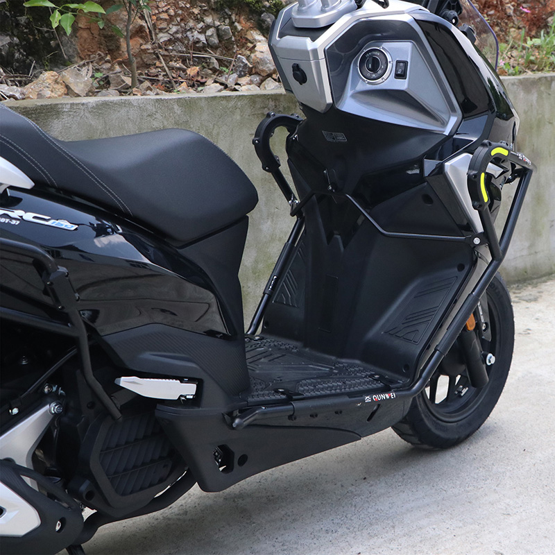 适用大阳VRC150摩托车DY150T前后保护杠防摔保险杠后尾架安装配件